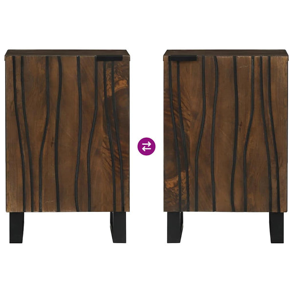 Waschbeckenschrank Walnuss 38x33,5x58 cm
