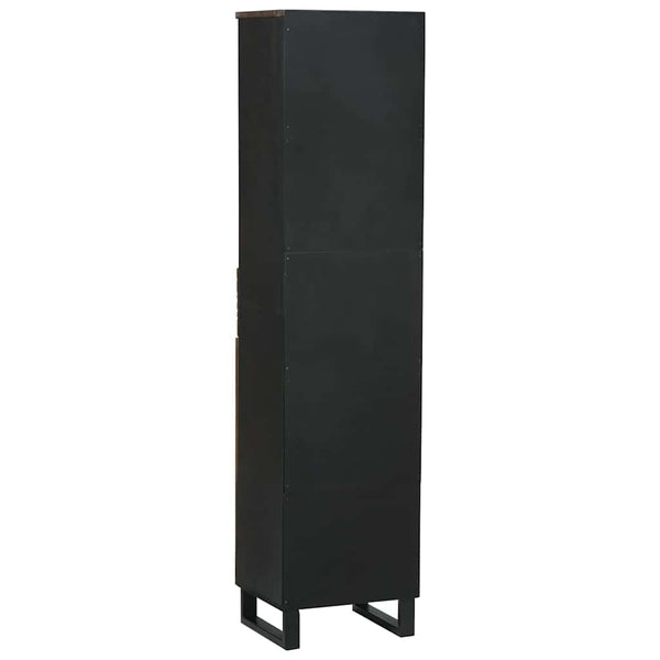 Waschbeckenschrank Walnuss 38x33x160cm