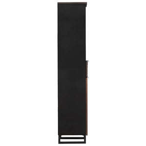Waschbeckenschrank Walnuss 38x33x160cm