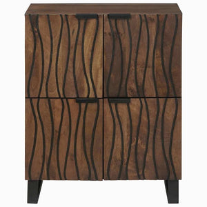 Braune Medienlagerungsschränke & Regale 60 cm
