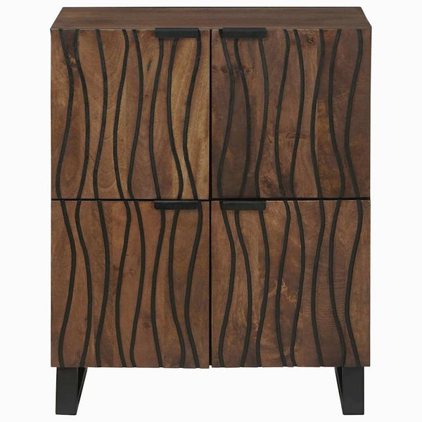 Braune Medienlagerungsschränke & Regale 60 cm