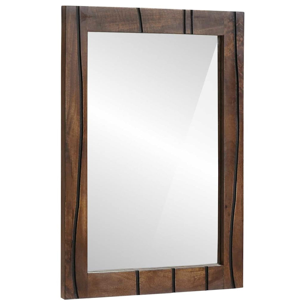 Braun Wandspiegel Badezimmer 70x50 cm