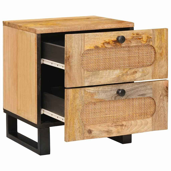 Nachttisch 2er Set Mango Massivholz
