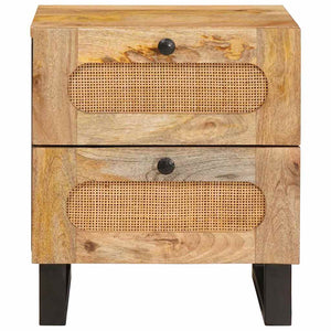 Nachttisch 2er Set Mango Massivholz