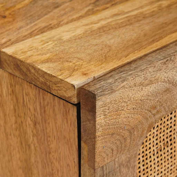 TV-Schrank Mango Massivholz Braun 105 cm