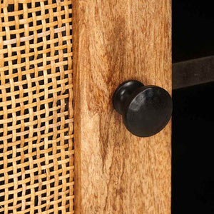 TV-Schrank Mango Massivholz Braun 105 cm