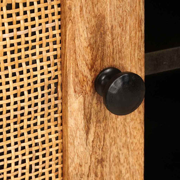 TV-Schrank Mango Massivholz Braun 105 cm