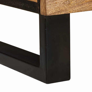 TV-Schrank Mango Massivholz Braun 105 cm