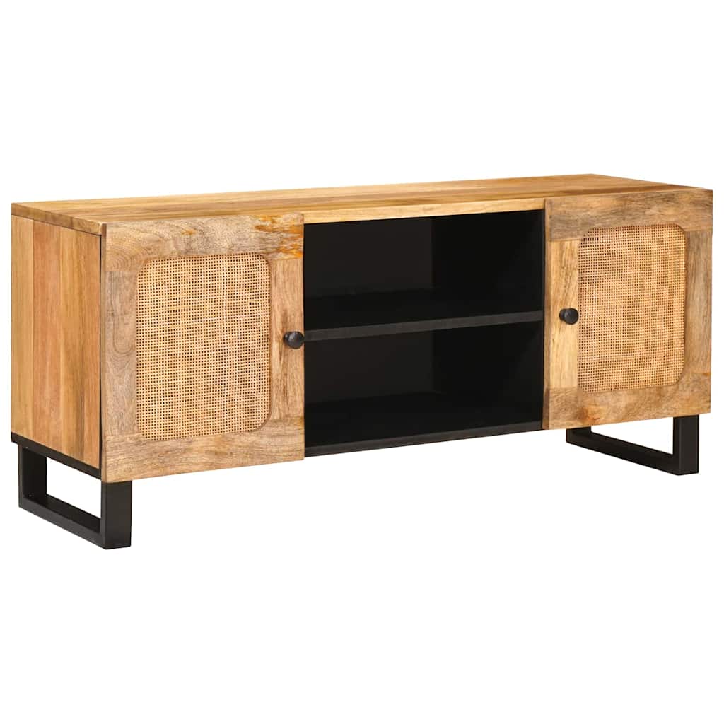 TV-Schrank Mango Massivholz Braun 105 cm