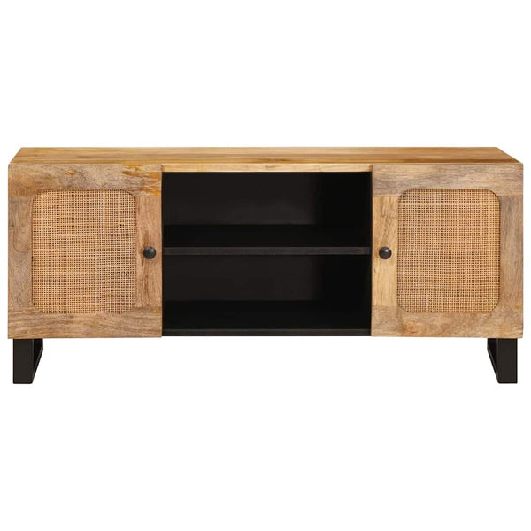 TV-Schrank Mango Massivholz Braun 105 cm