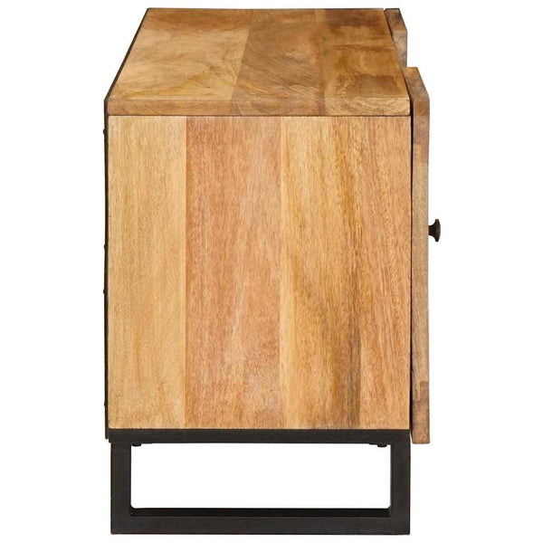 TV-Schrank Mango Massivholz Braun 105 cm