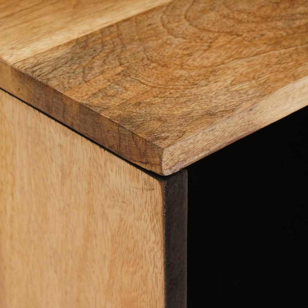 TV-Schrank Mango Massivholz Braun 80cm