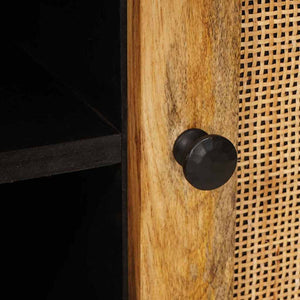 TV-Schrank Mango Massivholz Braun 80cm