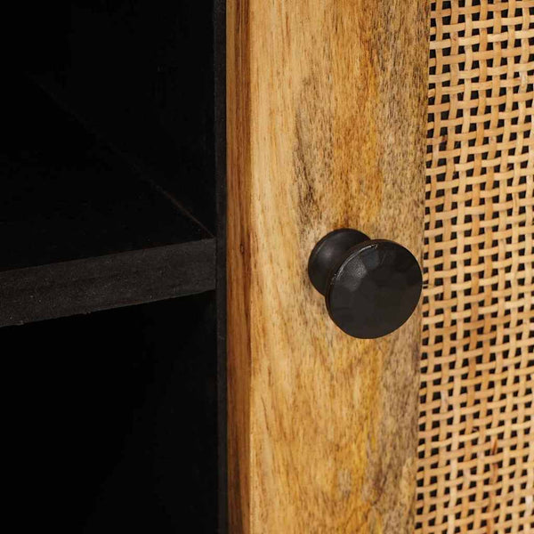 TV-Schrank Mango Massivholz Braun 80cm