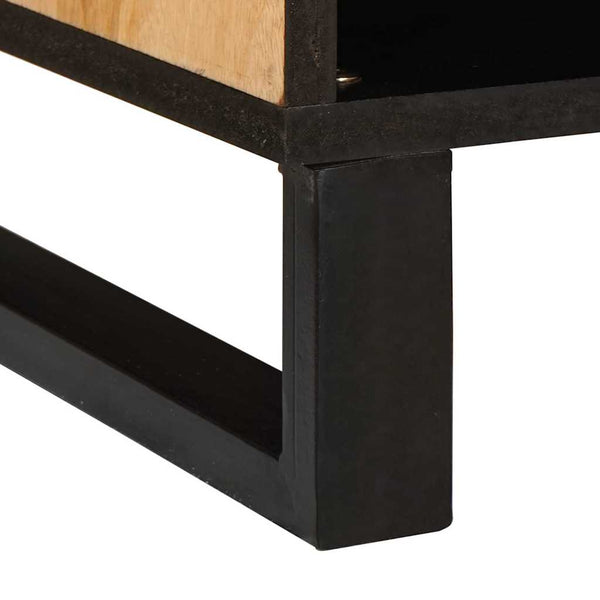 TV-Schrank Mango Massivholz Braun 80cm