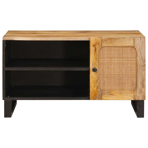 TV-Schrank Mango Massivholz Braun 80cm