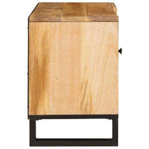 TV-Schrank Mango Massivholz Braun 80cm