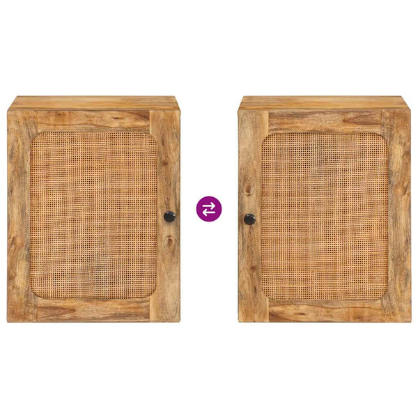 Braun Mango Holz Bad Hängeschrank