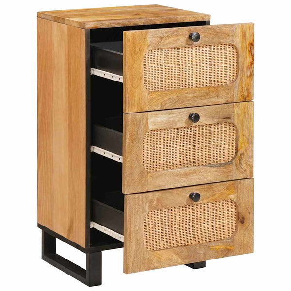 Sideboard Braun Mango Massivholz 40x75 cm
