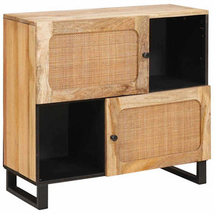 Mango Massivholz Sideboard Braun 80cm