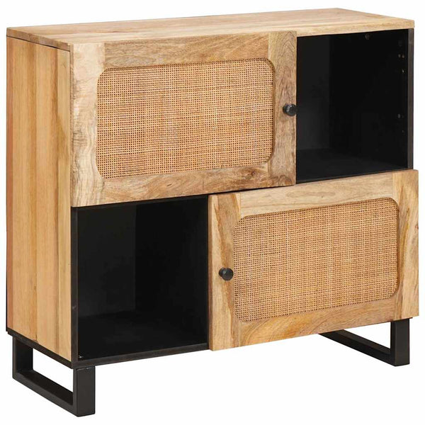 Mango Massivholz Sideboard Braun 80cm