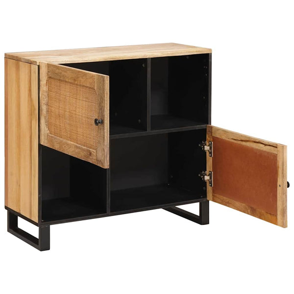 Mango Massivholz Sideboard Braun 80cm