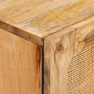 Highboard Braun Mango Massivholz 90x75 cm