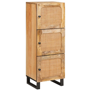 Highboard Braun Mango Massivholz 90x75 cm