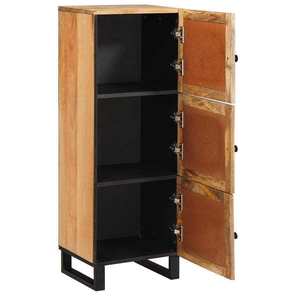 Highboard Braun Mango Massivholz 90x75 cm