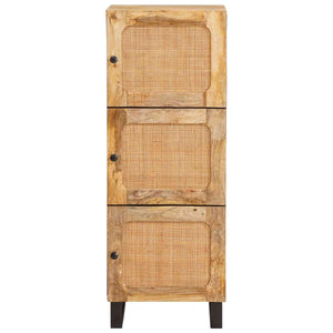 Highboard Braun Mango Massivholz 90x75 cm