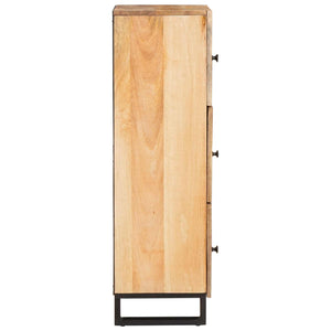 Highboard Braun Mango Massivholz 90x75 cm