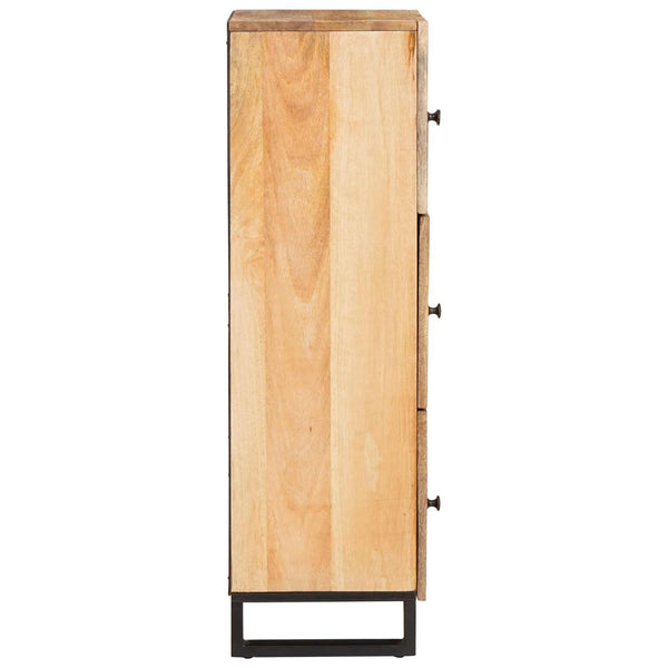 Highboard Braun Mango Massivholz 90x75 cm