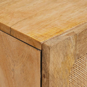 Highboard Braun Mango Massivholz 110cm