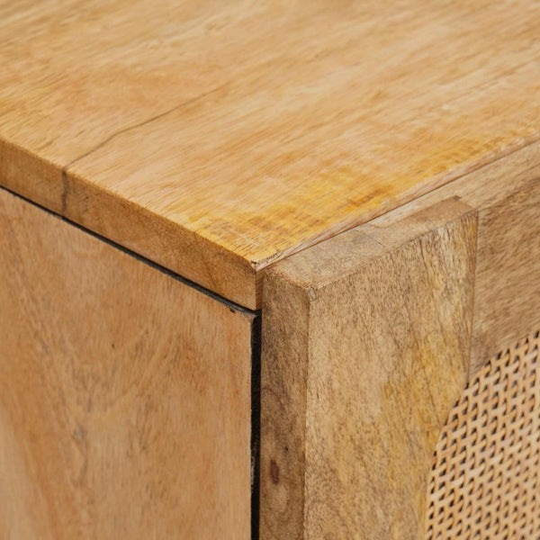 Highboard Braun Mango Massivholz 110cm