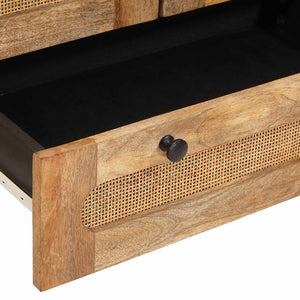 Highboard Braun Mango Massivholz 110cm