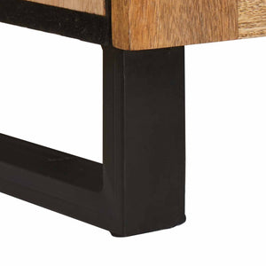 Highboard Braun Mango Massivholz 110cm