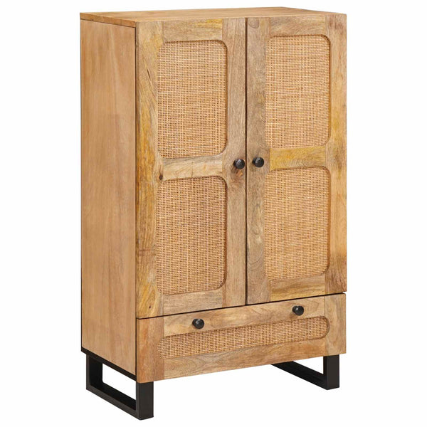 Highboard Braun Mango Massivholz 110cm