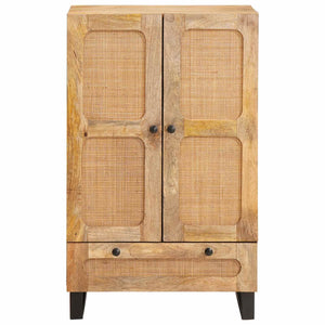 Highboard Braun Mango Massivholz 110cm