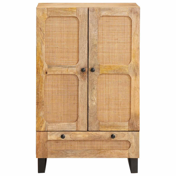Highboard Braun Mango Massivholz 110cm