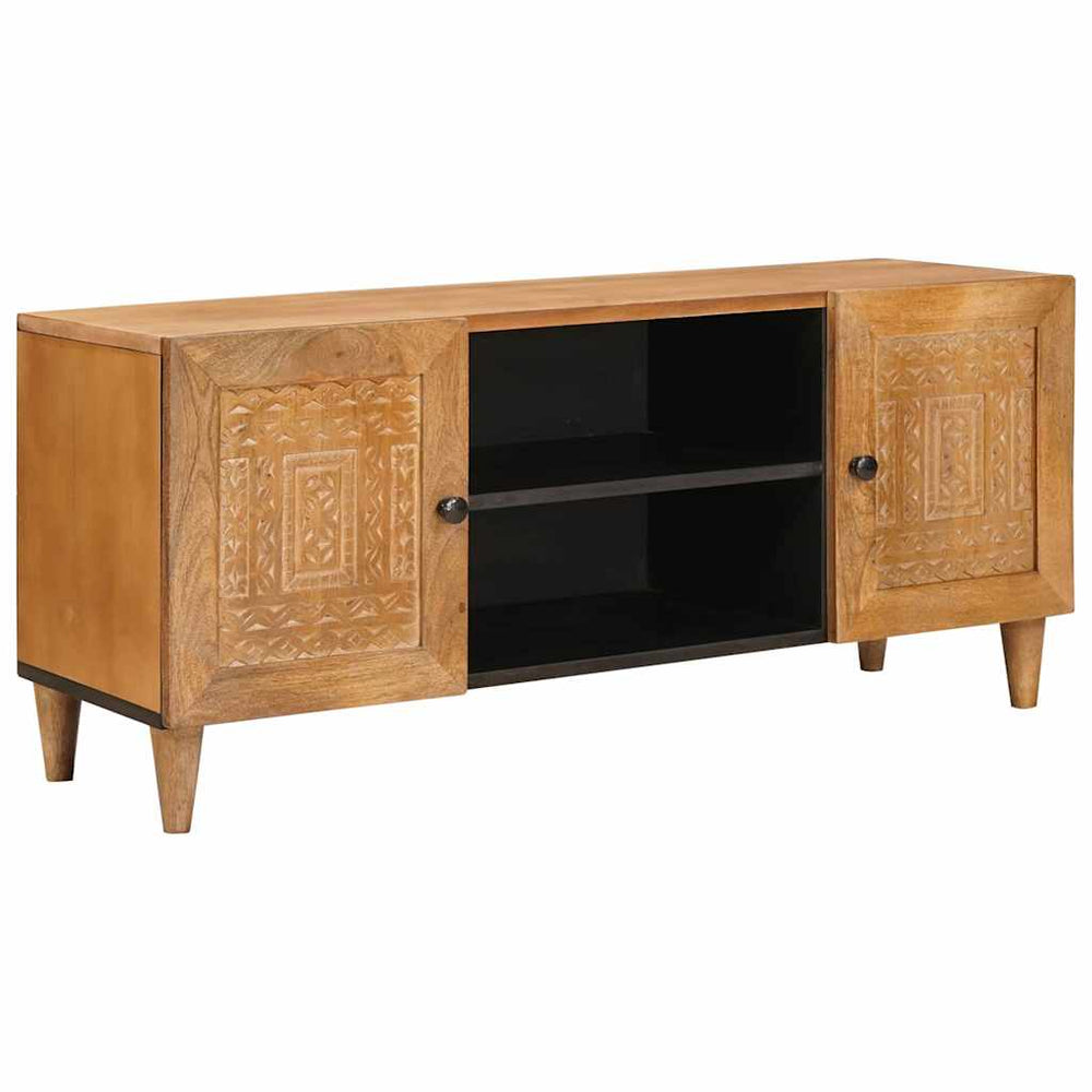 vidaXL Meubles TV marron clair 105 x 33 x 46 cm bois de manguier massif