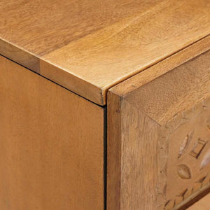 Sideboard Hellbraun Mango Massivholz 60x33x75cm
