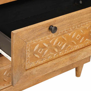 Sideboard Hellbraun Mango Massivholz 60x33x75cm