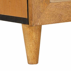 Sideboard Hellbraun Mango Massivholz 60x33x75cm