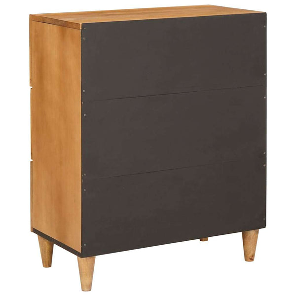 Sideboard Hellbraun Mango Massivholz 60x33x75cm