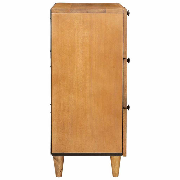 Sideboard Hellbraun Mango Massivholz 60x33x75cm