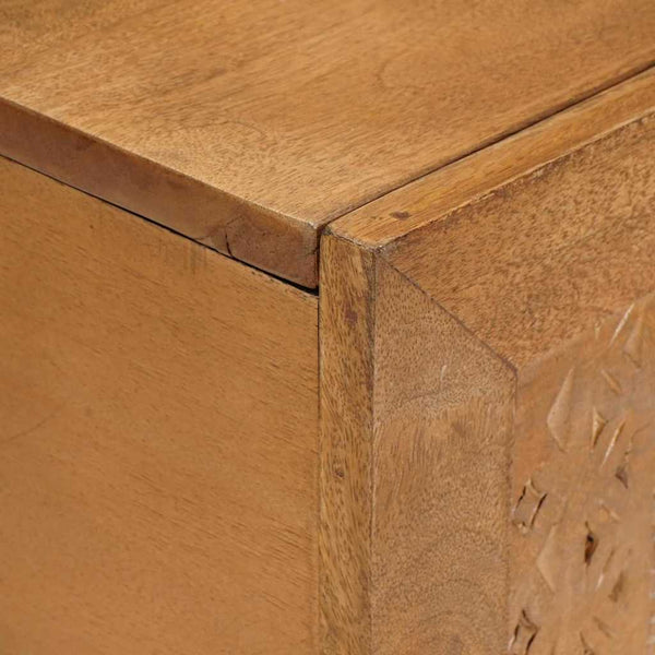 Couchtisch Akazie Massivholz Hellbraun 100x54 cm