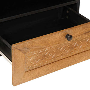 TV-Schrank Hellbraun mit Regal 80cm