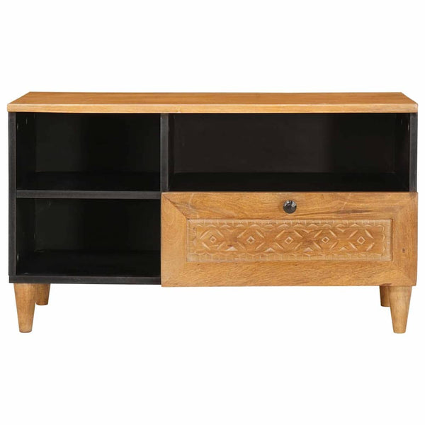 TV-Schrank Hellbraun mit Regal 80cm