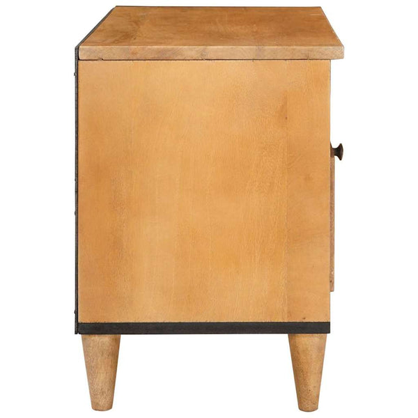 TV-Schrank Hellbraun mit Regal 80cm