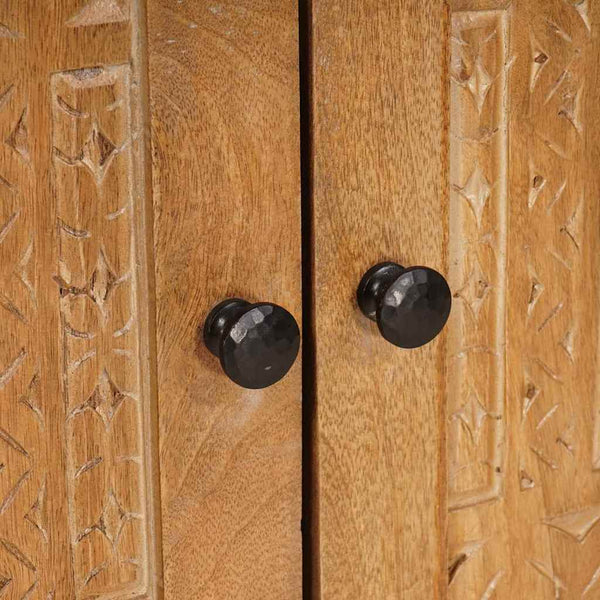 Wandmontierter Badezimmerschrank Hellbraun 62 cm
